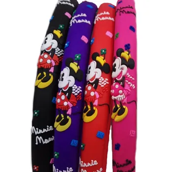 

Mickey Mouse Steering Wheel Cover Cartoon Animation Steering Wheel Cover Silica Gel Four Seasons Universal Steering Wheel Cover