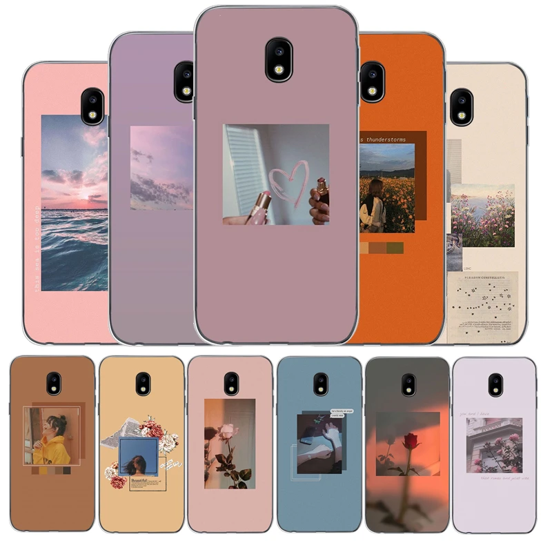 Blue And Pink Aesthetics Songs Lyrics Aesthetic Phone Case For Samsung Galaxy J7 16 J3 J5 J7 17 J3 J4 J6 J7 J8 18 J6 Plus Phone Case Covers Aliexpress