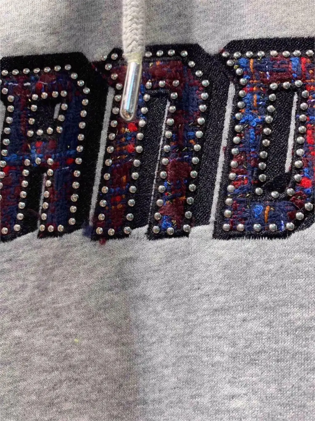 fall and winter new long sleeve letter embroidery beaded women hooded hoodies