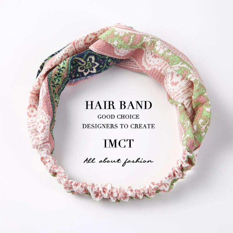 Новые аксессуары для волос, Женская повязка на голову, модная Корейская эластичная лента для волос с перекрестным узлом, мягкая однотонная повязка для волос для девушек - Цвет: Style 13