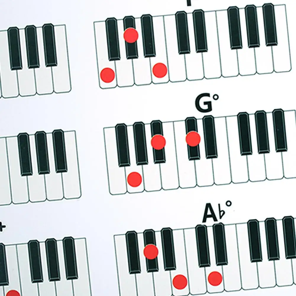 Transparan Piano Keyboard Sticker Elektronik Keyboard Piano Stiker ...
