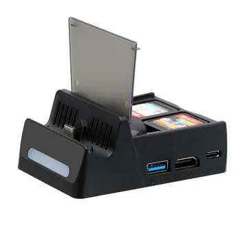 

Portable TV Dock Switch Converter HDMI Charging Base Station Built-in Card Slot for Nintend Switch Console Accessories
