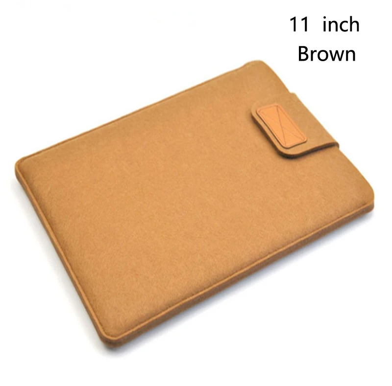 Brown 11 inch Замшевый защитный чехол для планшета, сумка для ноутбука, чехол для электронных книг, чехол-светильник для 9,7, 10,5, 11, 13, 15 дюймов, iPad Pro, Kindle Macbook - Цвет: Brown 11 inch