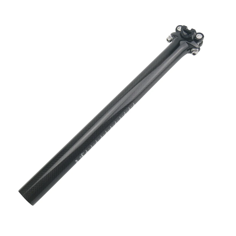 No Logo 3K MatteGlossy Seat Post Mtb Black Seatpost Carbon Road Bicycle 25.427.230.831.6mm Seatposts Mountain Seat Posts (2)