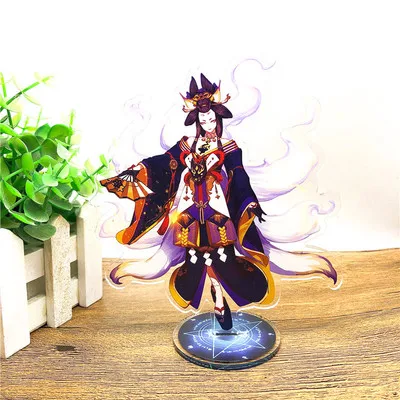 11 Игра Onmyoji брелок onikiri Ootengu aoandou Momo Ibaraki douji милый забавный мультфильм акриловый ключ chian модные персонализированные ювелирные изделия - Цвет: 11