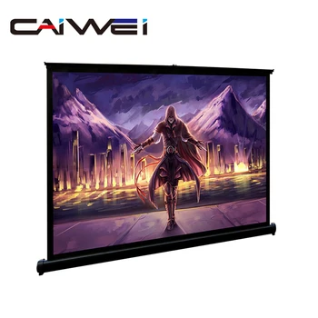 

Caiwei 40 Inch 50 Inch Desktop Projector Screen Thick Material Portable Outdoor Foldable Theater Home Gaming 3D Led HD Effect