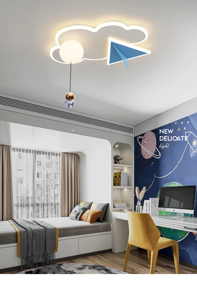 wayfair chandeliers Modern Children's Room Chandeliers Lights for Bedroom Living Room Ceiling Lamp Kitchen Study Balcony Indoor Lighting Fixtures dining chandelier