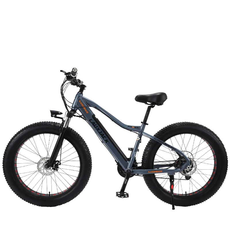 2" 27 скоростей Электрический Fat Bike, 4,0 Fat Tire, 350 Вт/500 Вт Мощный мотор, Запираемая подвесная вилка, горный велосипед, снежный велосипед