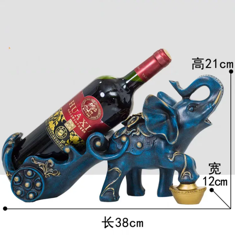 Family Figurines wine holder Room decoration ornament Red wine Rack Modern Home decor accessories
