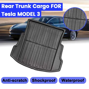 

Floor Mat Rear Trunk Cover Matt Mat Floor Carpet Mud Non-slip Anti Dust Waterproof Car Cargo Liner For Tesla Model 3 Boot Tray