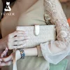 FOXER-billeteras largas de cuero de vaca para mujer, bolsos de mano femeninos, de diseñador famoso, a la moda ► Foto 3/6