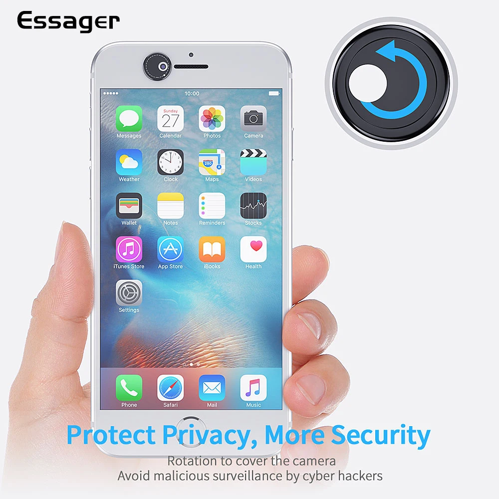 

Essager WebCam Cover Privacy Protection Shutter Sticker Camera Cover for iPhone Xiaomimi Samsung Web Laptop iPad PC Mac Tablet
