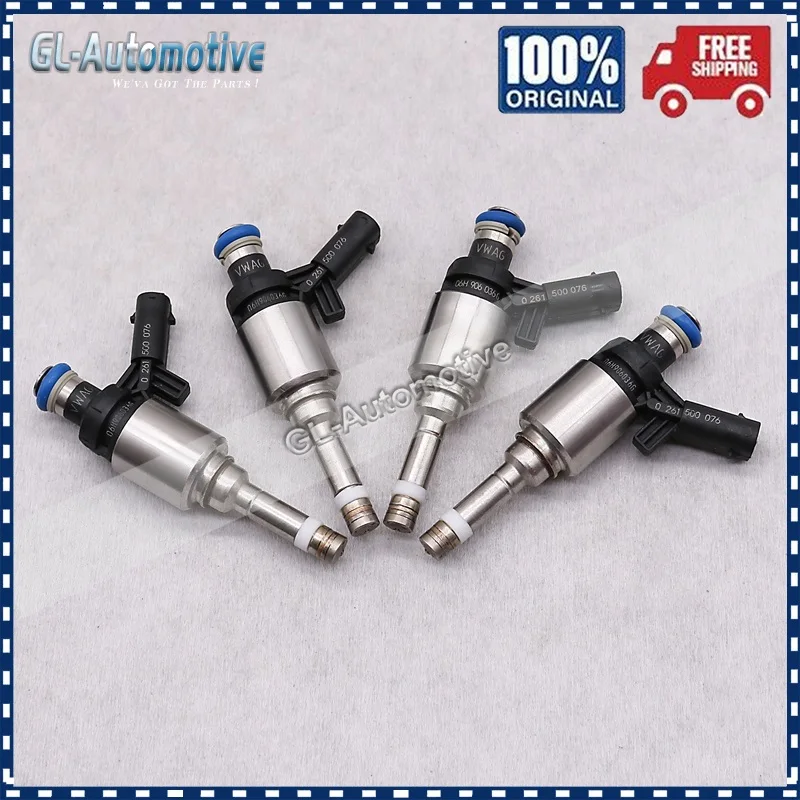 

4PCS 06H906036G Fuel Injectors Fits For Audi A3 A4 A5 Q5 VW Beetle Passat Jetta EOS GTI