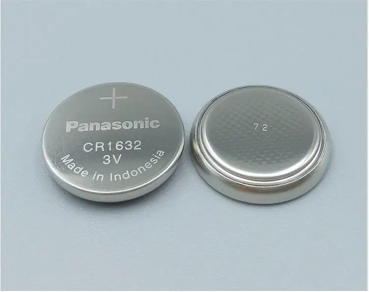 

40pcs/lot Panasonic CR1632 Button Coin Battery Watch Car Remote Key CR 1632 ECR1632 GPCR1632 3V Lithium Batteries Cell