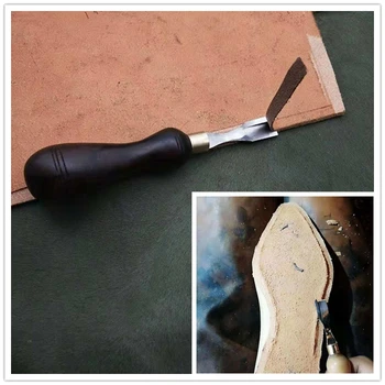 

Handmade shoe making tools-channeling the shoulder of the hold fast of the insole