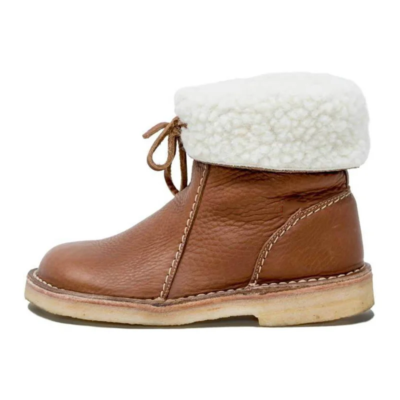 Женские зимние сапоги; теплые уличные сапоги до середины икры на низком каблуке со шнуровкой; удобные качественные высокие сапоги; повседневная женская обувь; J385