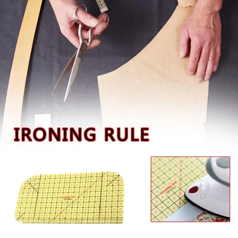 Hot Ironing Ruler Patchwork Tailor Craft DIY Sewing Supplies Measuring Tool PXPA tape measure stainless steel ruler ruler set