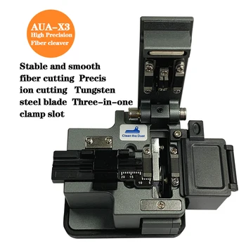 

Haute précision Fiber couperet AUA-X3 FTTH câble Fiber optique coupe couteau outils Cutter trois-en-un pince fente 24 face