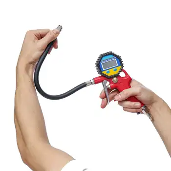 

Digital Air Tire Pressure Inflator Gauge Car Pistol LED Backlight Meter Accurate Tester Inflation Monitoring