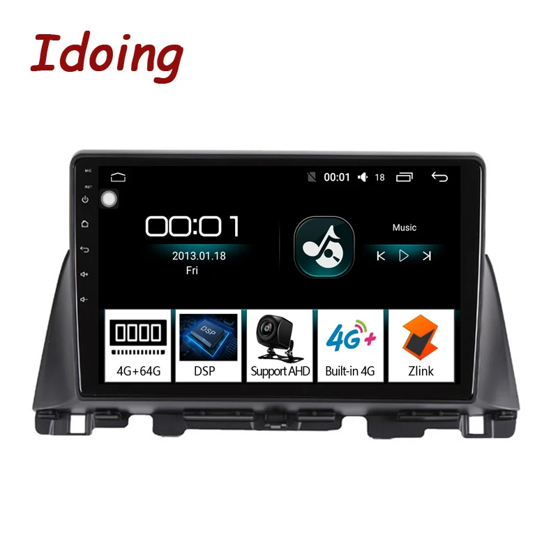 Jogador dos Multimédios dos Gps do Carro de Android para Kia Jogador de Vídeo do Rádio da Navegação de Gps Dvd do Ruído Idoing Optima tf 2020-2020 Nenhum 2 10.2 k5 3