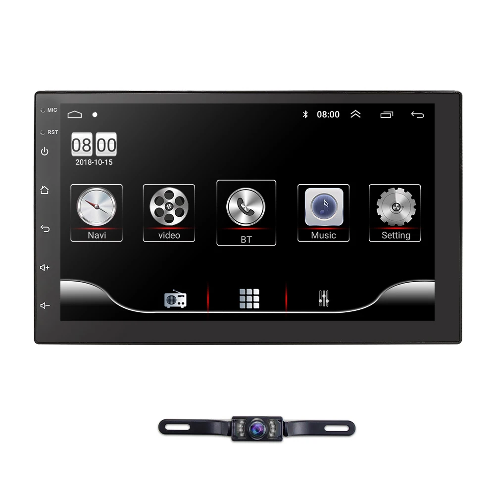 Автомобильный без dvd плеера 2din Android 9 0 для универсальной Toyota Corolla Auris gps навигация