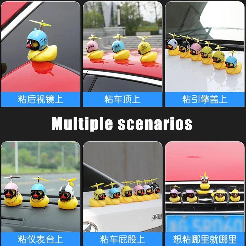 Jolis Canards dans la Voiture Ornement avec Casque, Accessoires d'Nik,  Décorations Auto Prada, Planche Jouets - AliExpress