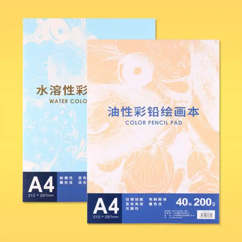 Watercolor Pad Oil Color Pencil 0gsm Sketchbook Drawing Books Hand Painted Shetch Book For Artist Student Drawing Notebooks Aliexpress