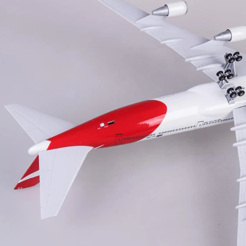 1/130 47 см самолет QANTAS Airlines B747 модель самолета Dreamliner Airways самолет с светильник на колесах