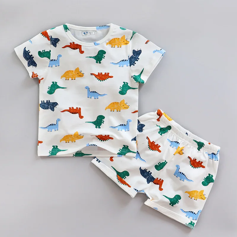 

Place of Origin Supply of Goods Summer New Style Korean-style CHILDREN'S Pajamas Cartoon Children Tracksuit Thin Children Air Co