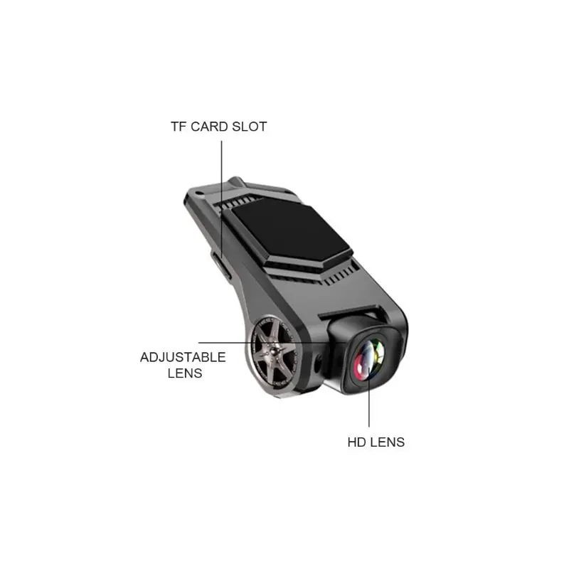 USB Full HD Автомобильный видеорегистратор Камера ADAS вождения видео рекордер Dash Cam циклическая запись U1JF