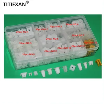 

Universal Mixed Car Self-tapping Screw Base Plastic Fastener With Box Set For Ford All Auto Rivet