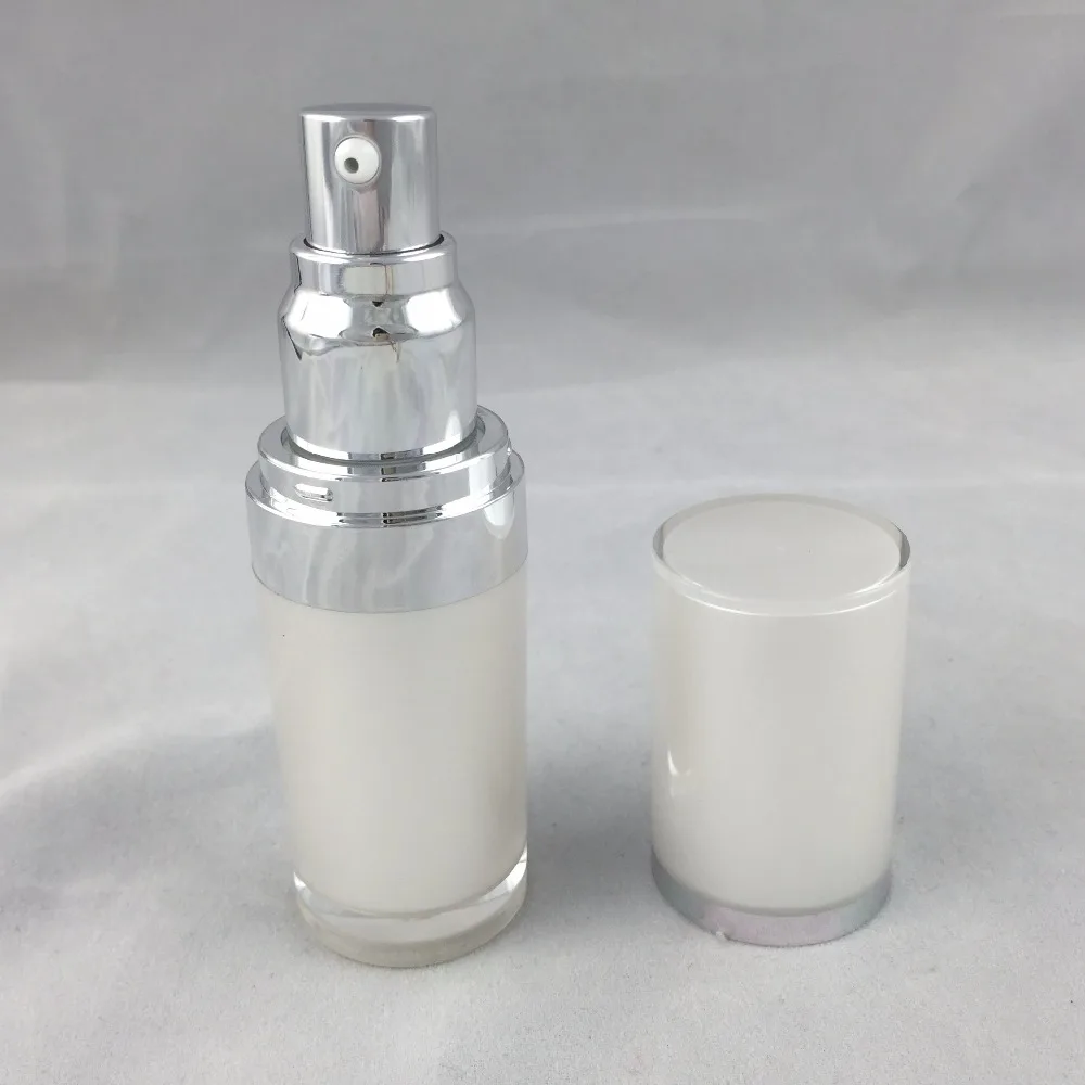 圆柱瓶珠光白银边15ml1
