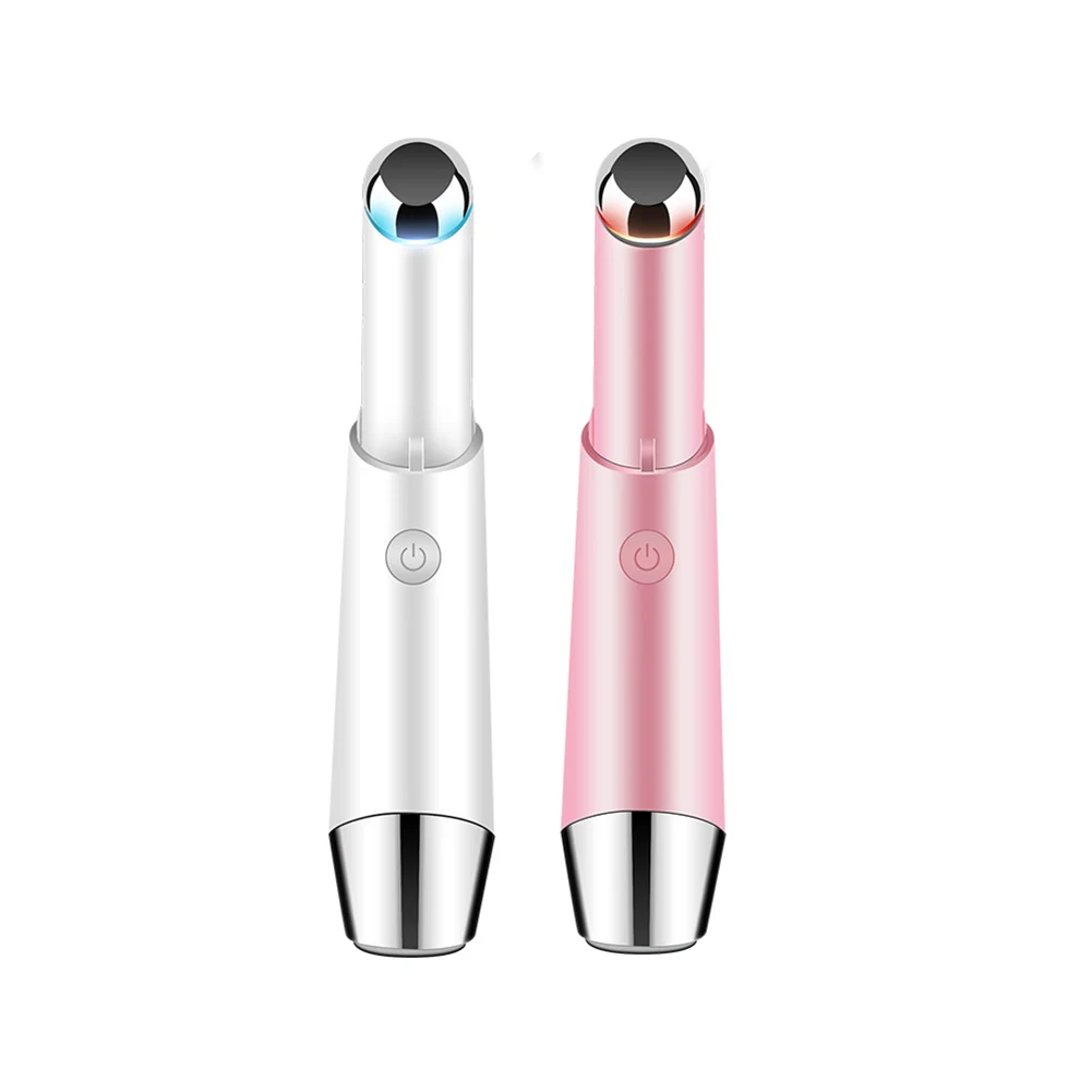 Elétrico Portátil Massagem Olho Caneta Círculo Escuro Anti-envelhecimento Rugas Faciais Remoção Rejuvenescimento Vibração Fino Rosto Beleza 4 Elétrico portátil Massagem Olho Caneta Caneta Círculo