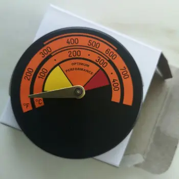 

Magnetic Stove Thermometer Oven Temperature Meter for Log Wood Burner Fireplace M6CF