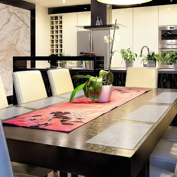 

6 Pieces Plastic Placemats Table Mats Heat Resistant Placemats Dining Mats for Table, Dining, Kitchen