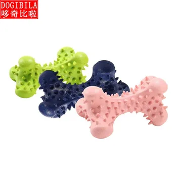 

Pet toy dog toy molar toy Bite resistant bone Dog bite toy rubber toy big dog toys chew toy for dogs training dog toothbrush