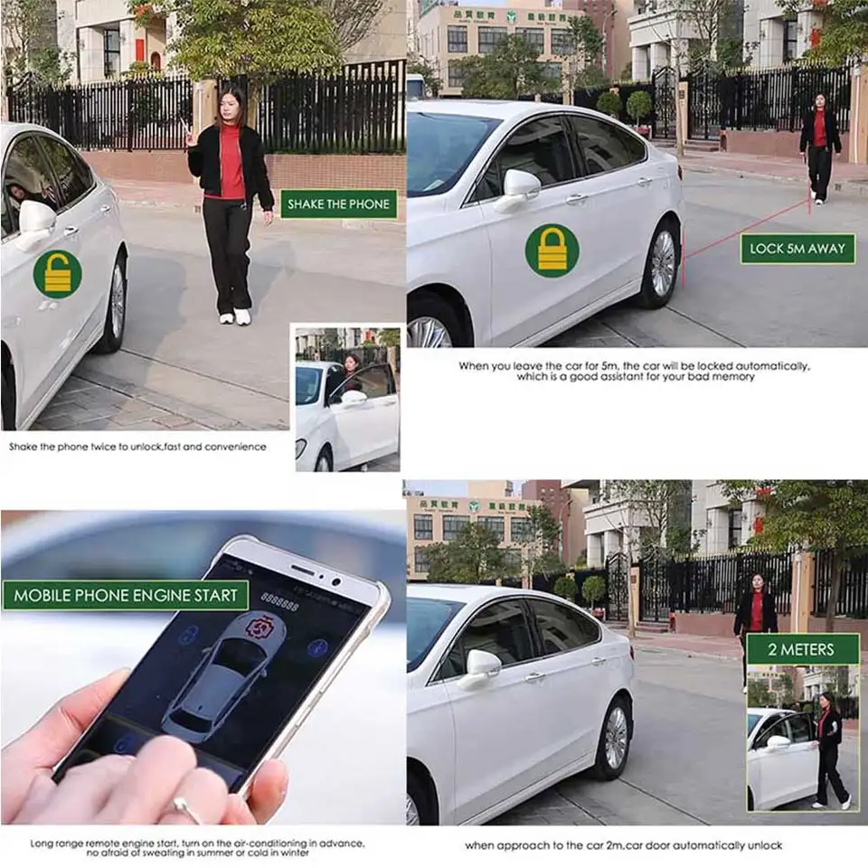 Smart Key Remote Central Locking Unlock Android Passive Auto