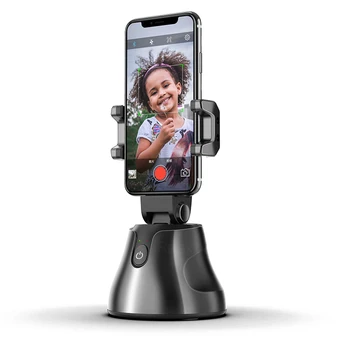 

360° Selfie Rotation Holder Smartphone Auto Tracking Shooting Phone desktop Gimbal for Video Record Object Face Tracking Gimbal