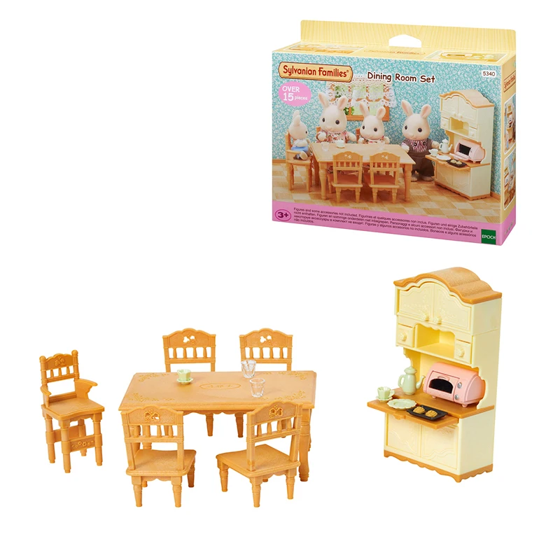 S01 Sylvanian Families кукольный домик мебель аксессуары столовая набор без фигурок 5340