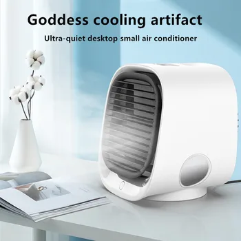 

Mini USB Air Clooer Air Conditioning Fan Desktop Refrigeration Cooling Silent Cooler Portable Wind Fan Car Home Notebook Laptop