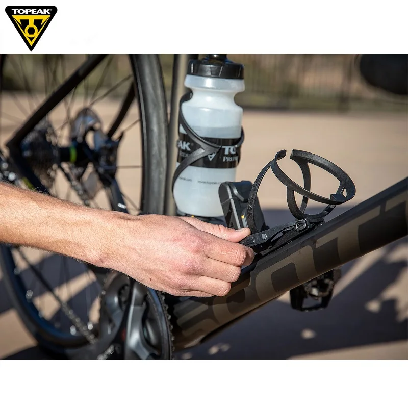 Topiak NINJA CAGE MTB велосипедный держатель для бутылки дорожный велосипед Bidon подвесной светильник для велосипеда бутылка для воды с 2 шт. рычагами для шин