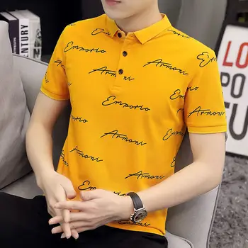 

Summer new short sleeve t-shirt men's round neck ice silk knitting half sleeve T-shirt slim youth top