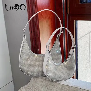 

Bling Diamonds Evening Clutch Bag Women New Handbag Chain Shoulder Crossbody bags Ladies Dinner Party Purse Korean Small Tote