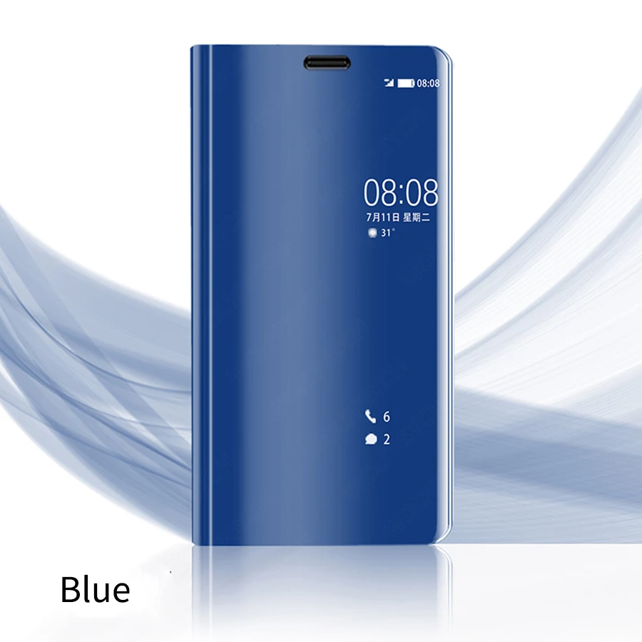 Умный зеркальный чехол для samsung Galaxy S10 S8 S9 Примечание 10 плюс S10e A50 M30s A20e A30 A40 A70 Note 8 9 M20 M30 M40 A7 A9 крышка