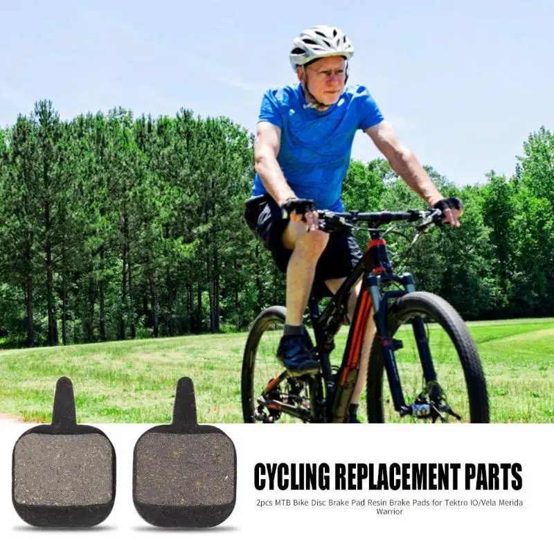 2PCS Black MTB Bicycle High Quality Resin Disc Break Pads for Mountain Bikes UK