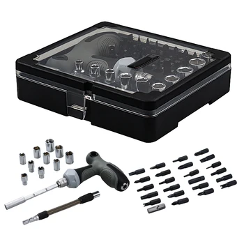 

Multitool Screwdriver Set torx Precision Screwdriver 5-13mm 1/4'' Socket wrench 37 In 1 Hand Tools Bit Set For Phones Tablet PC