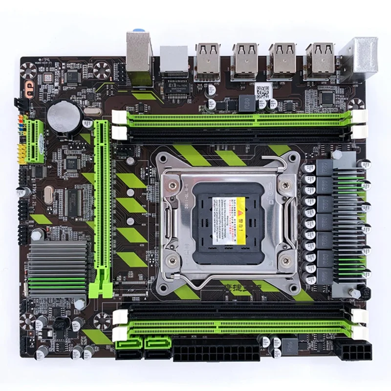 X79G материнская плата набор с LGA2011 Combos Xeon E5 2640 CPU 2 шт. x 8 ГБ = 16 Гб памяти DDR3 RAM 1600 МГц PC3