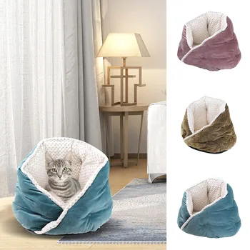 

2019 hot products Dog Cat Winter Warm Sleeping Bag Soft Pet Bed Calming Sleeping Bud Bed Dropshipping free shipping tool Home