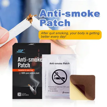 

30pcs Natural Ingredient Anti-Smoke Patches Stop Smoking Plaster Patch Quit Smoking Balm Patch Medical Health Care Cessation