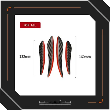 

Car modified carbon fiber air knife front bumper universal spoiler Applicable to For BMW Benz VW Audi